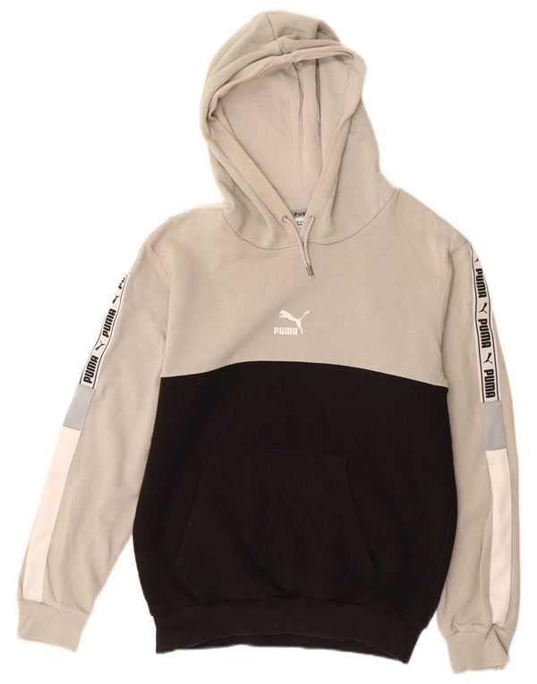 Pulover pentru bărbați Puma Graphic Hoodie XS, negru, bumbac color bloc