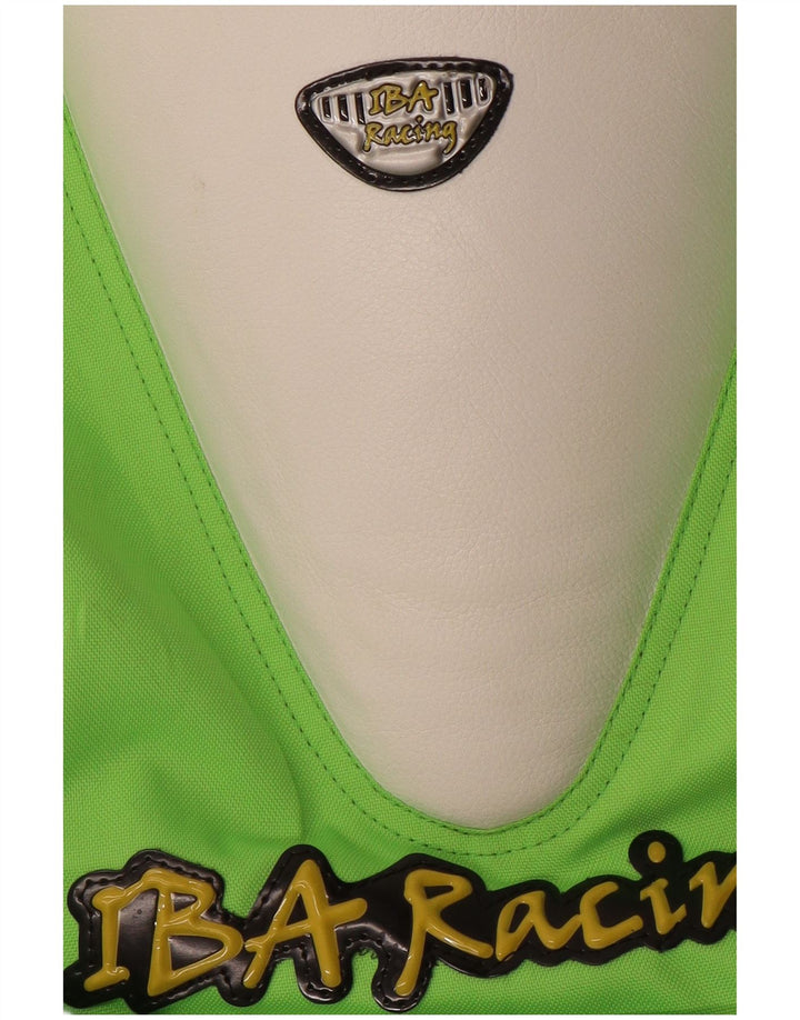 Salopetă cu grafică motocicletă pentru băieți VINTAGE 6-7 ani, color verde, mică