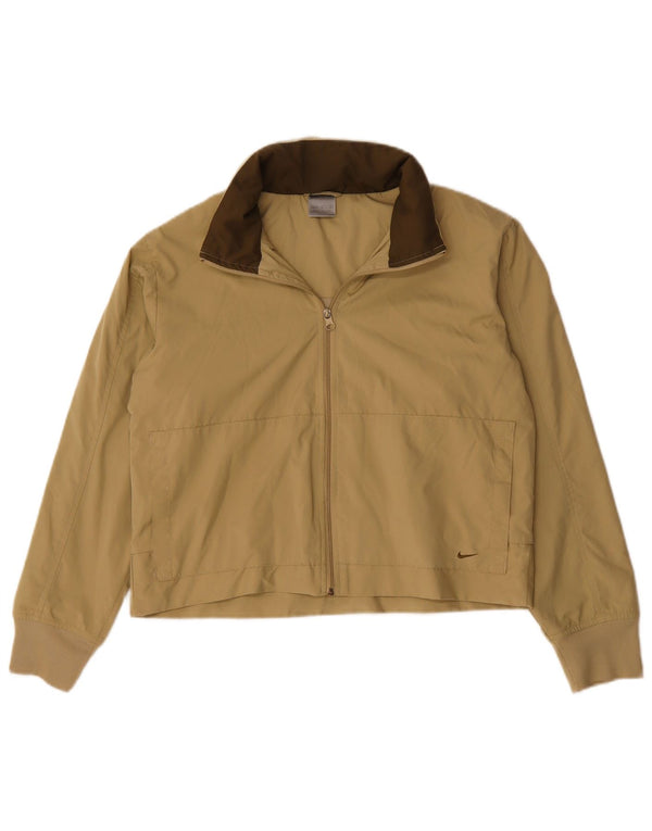 Jachetă de top pentru trening cu glugă NIKE pentru femei US 8/10 Bej mediu