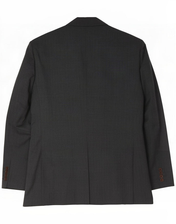 Crew Clothing Jachetă pentru bărbați cu 2 nasturi, Marea Britanie 44 2XL Gri Poliester