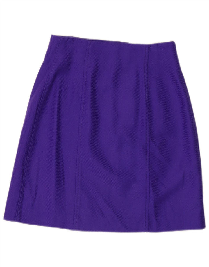 Massimo Dutti Fustă A-Line Femei EU 38 Small W28 Viscoză violet