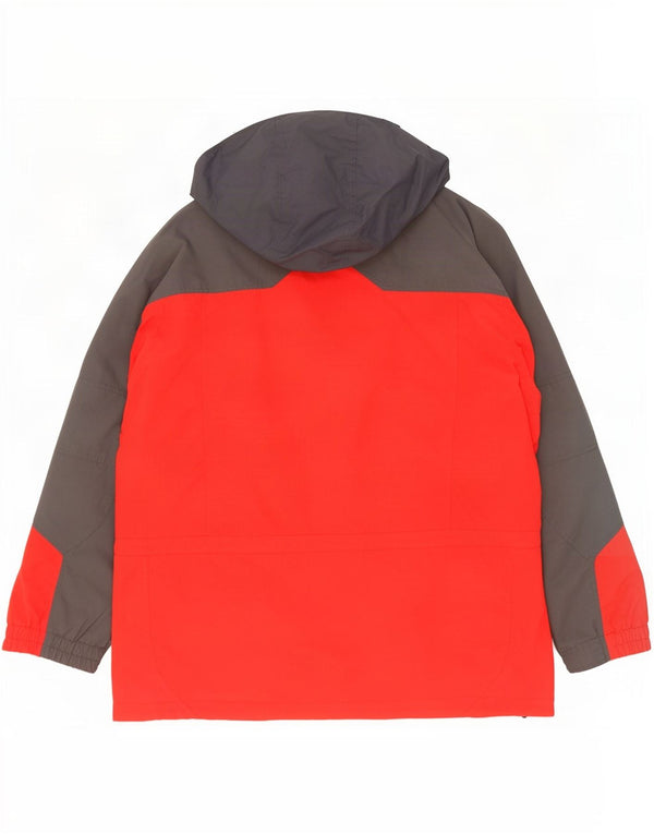 Jachetă de vânt pentru bărbați Columbia, cu glugă, ajustată, UK 42 XL, roșu, bloc de culoare