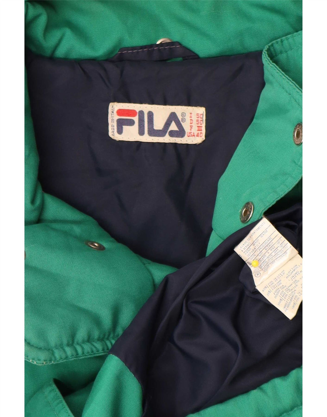 Jachetă de schi Fila pentru bărbați IT 50 Poliester verde mediu
