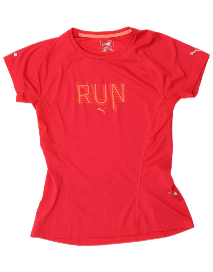 Tricou grafic Puma pentru femei Top UK 10 Small Red Poliester