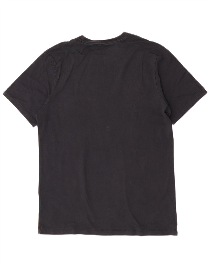 Tricou grafic Jordan pentru bărbați Top mediu negru bumbac