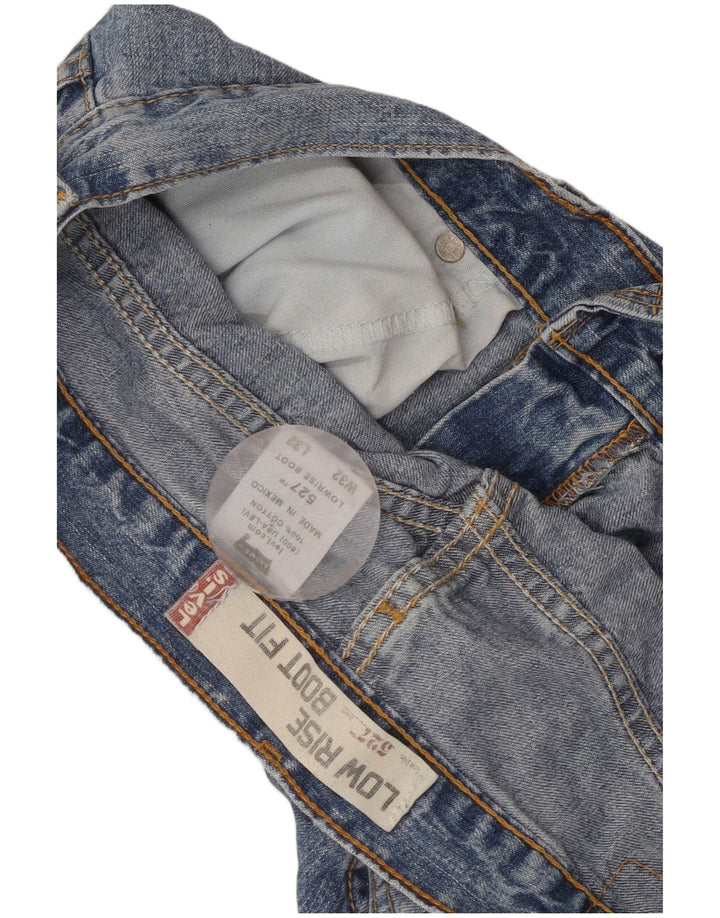 Blugi Bootcut cu talie joasă Levi's 527 W32 L32 Bumbac albastru