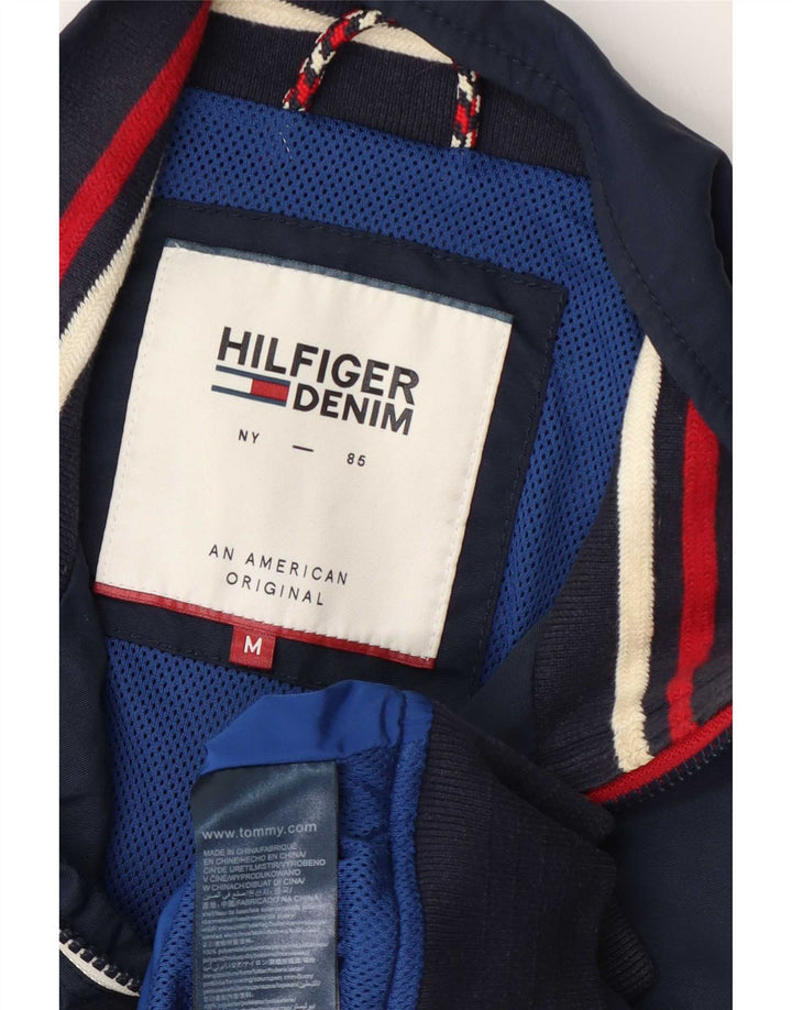 Jachetă bomber pentru bărbați Tommy Hilfiger UK 38 Mediu, bleumarin, poliamidă cu dungi