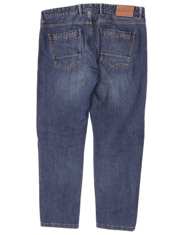 Massimo Dutti Blugi drepti pentru bărbați, cu ajustare lejeră, EU 44 Large W34 L28 Blue