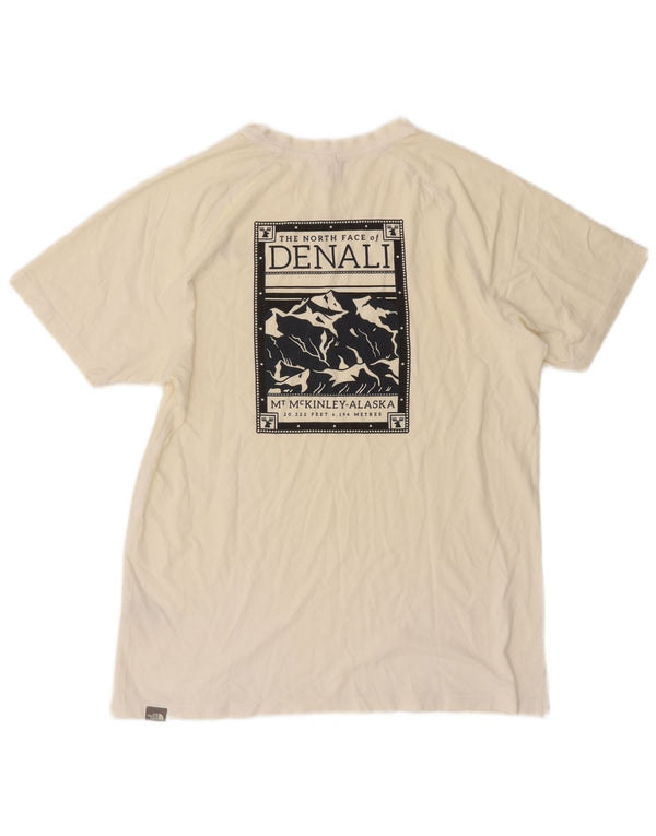 Tricou grafic pentru bărbați The North Face Top mare din bumbac alb