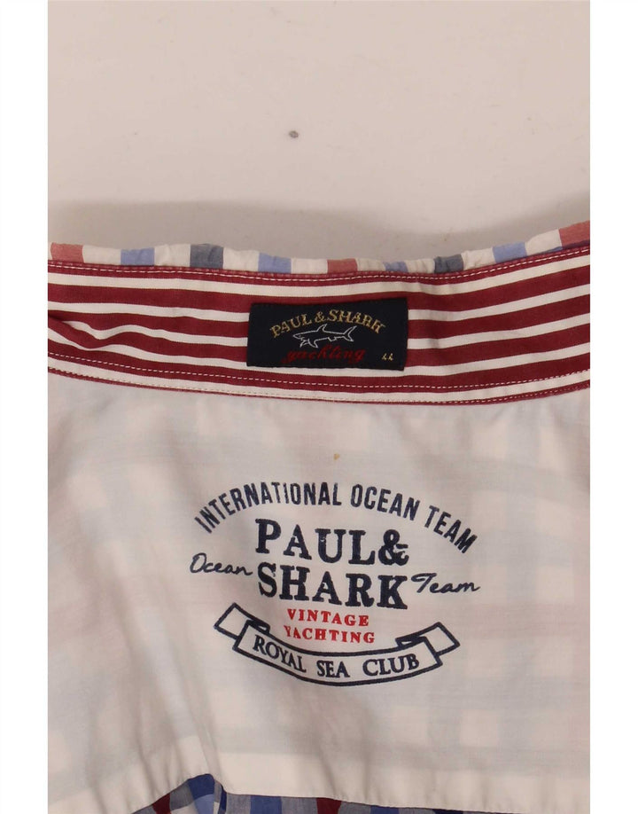 Cămașă de iahting pentru bărbați Paul & Shark Mărimea 44 XL Gingham multicolor