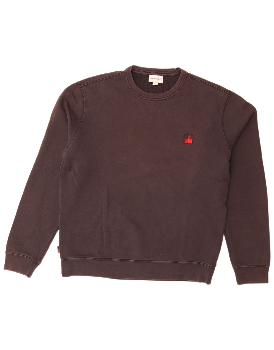 Hanorac pentru bărbați Woolrich, cu tăiere lentă, din bumbac maro mic