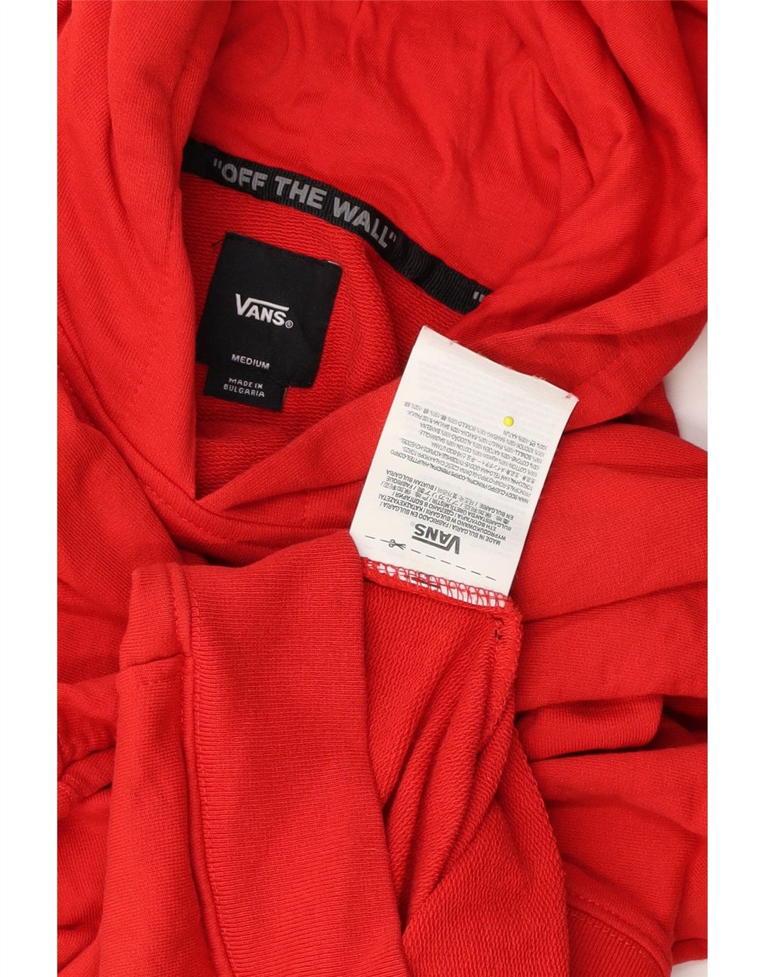 Pulover Vans pentru băieți Graphic Hoodie 10-11 ani, bumbac roșu mediu