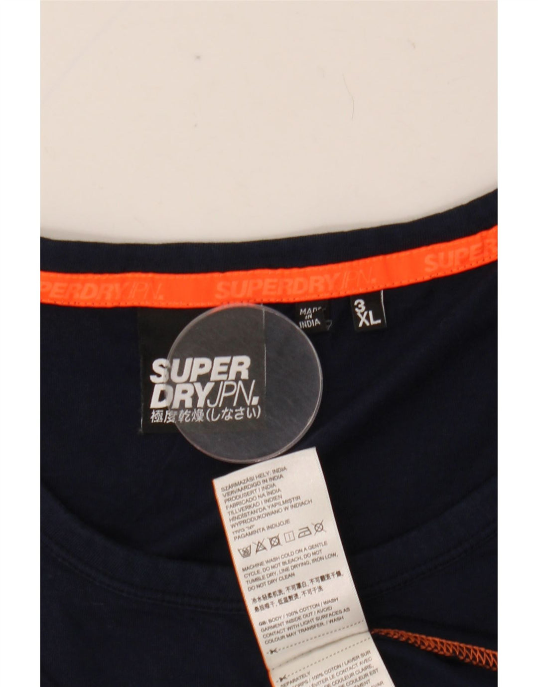 Vestă Superdry pentru bărbați, 3XL, bumbac, albastru
