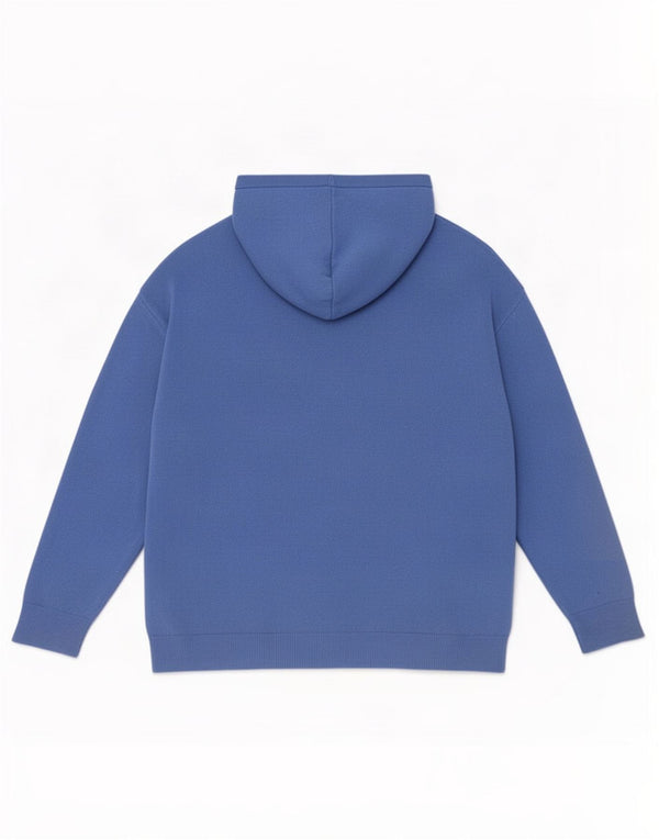 Pulover cardigan supradimensionat cu glugă pentru femei Marks & Spencer UK 18 XL Albastru
