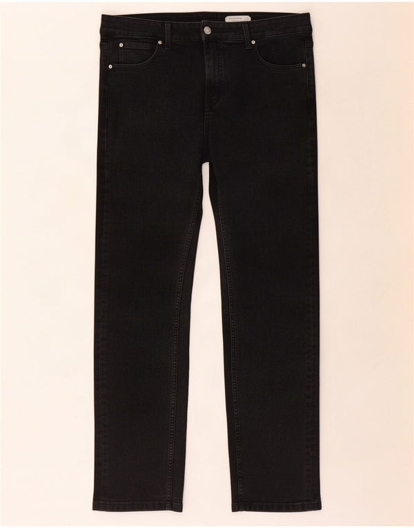 Marks & Spencer Blugi drepti pentru femei The Sienna UK 20 2XL W40 L27 Negri