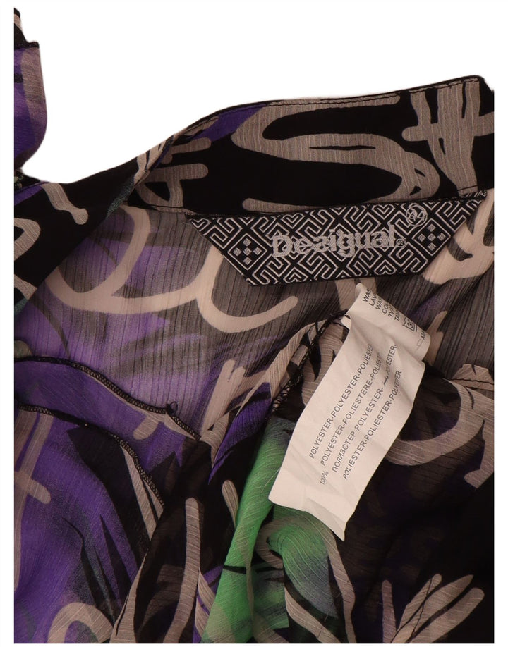 Bluză cămașă cu grafică Desigual pentru femei EU 44 XL poliester multicolor