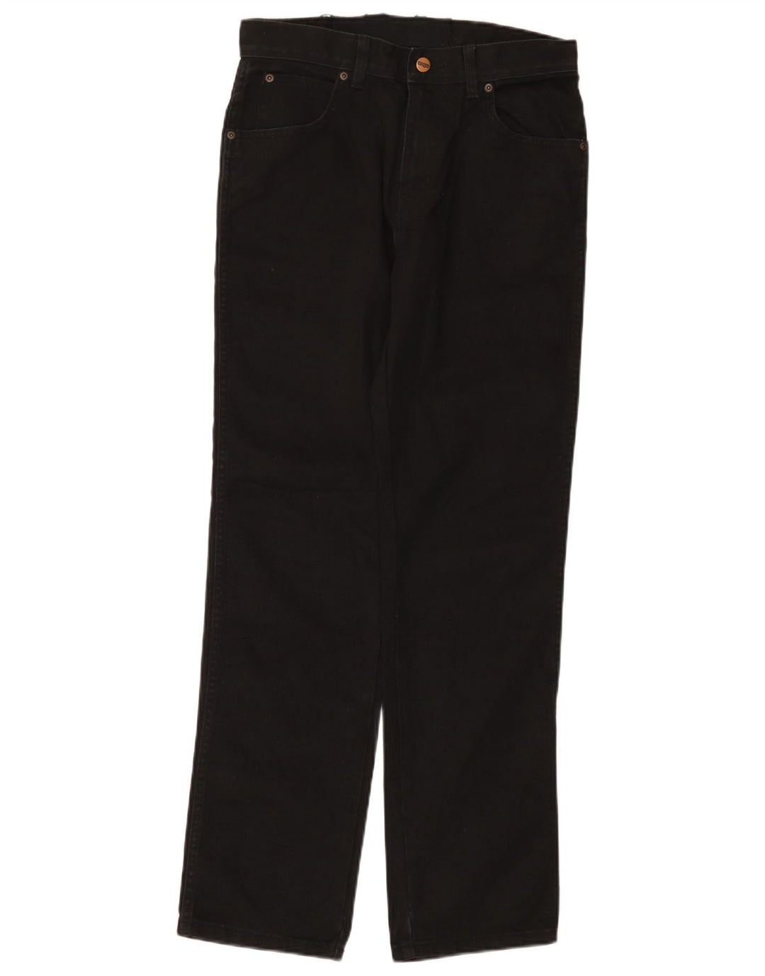 Blugi drepti pentru bărbați Wrangler W30 L32 bumbac negru