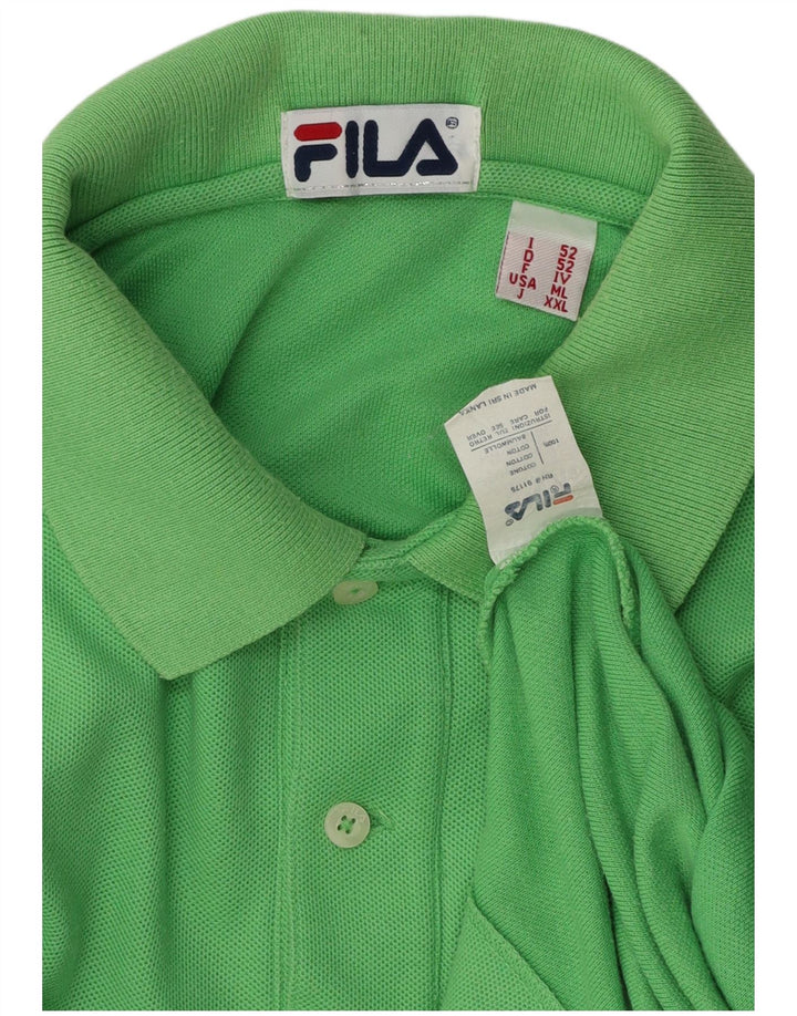 Tricou Polo Fila Bărbați IT 52 Mare Bumbac Verde