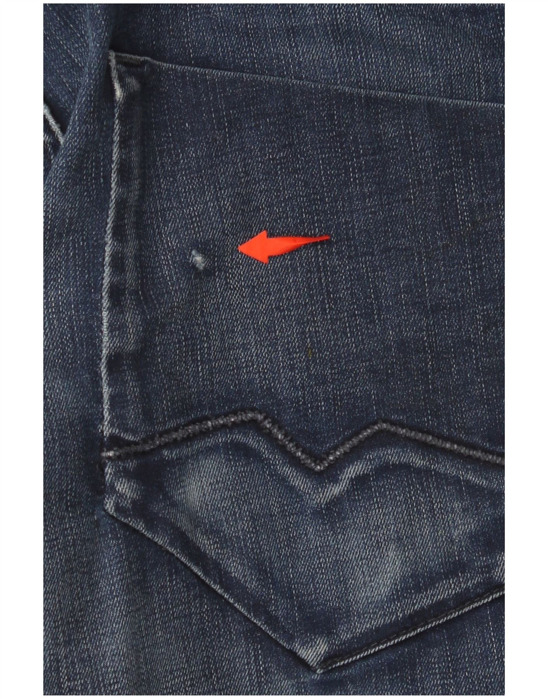 Blugi drepti pentru bărbați HUGO BOSS L34 L32 Bumbac bleumarin