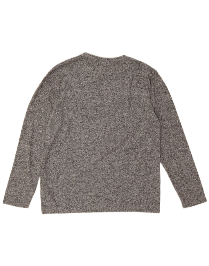 Pulover pentru damă Zara, cu gât turnut, UK 16, mare, gri, poliester