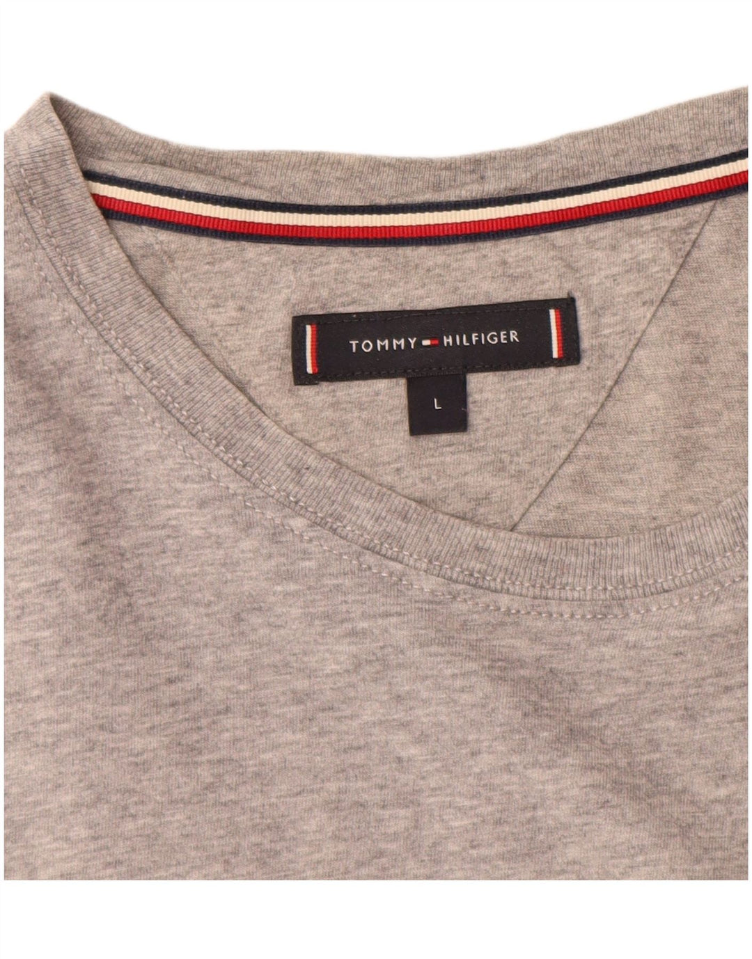 TOMMY HILFIGER Tricou pentru bărbați Top mare bumbac gri