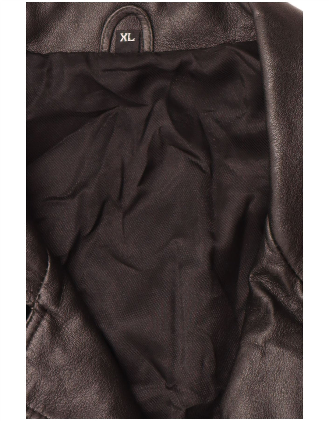 Jachetă de piele vintage pentru bărbați UK 42 XL din piele neagră