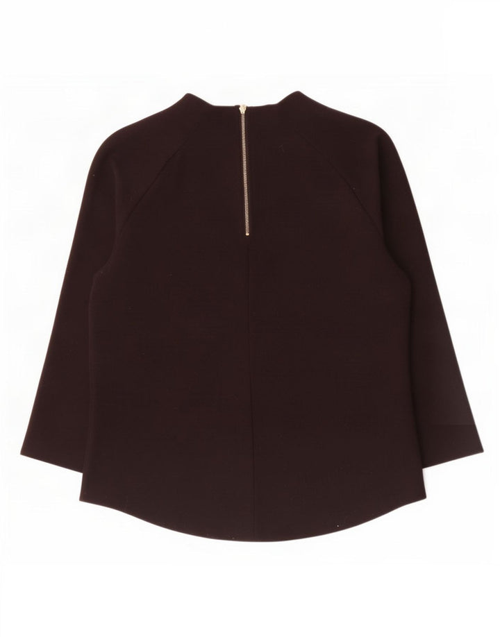 Top femeie Zara cu mâneci 3/4 UK 14 mare negru