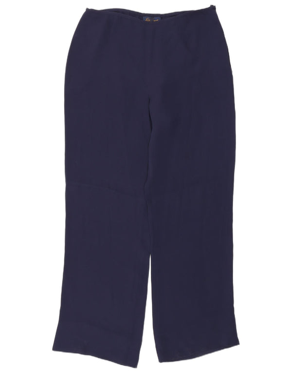 Pantaloni casual drepti pentru femei Luisa Spagnoli IT 48 XL W32 L31 bleumarin