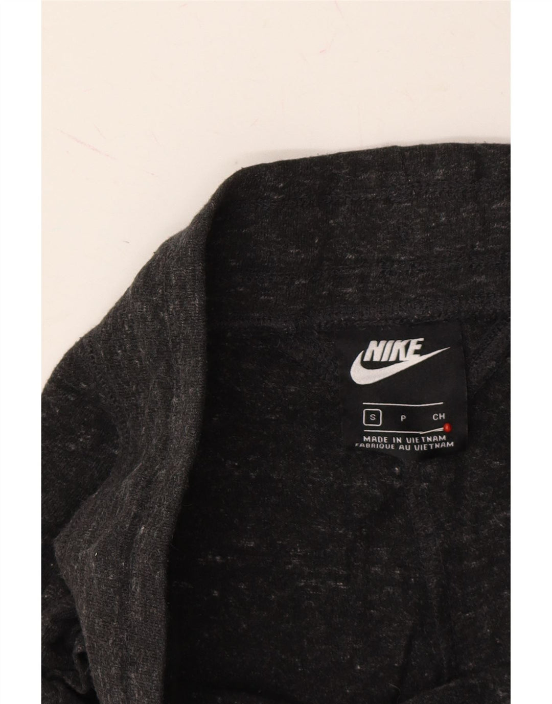 NIKE Womens Sport Shorts Small  Black Flecked Cotton Vintage Nike and Second-Hand Nike from Messina Hembry 