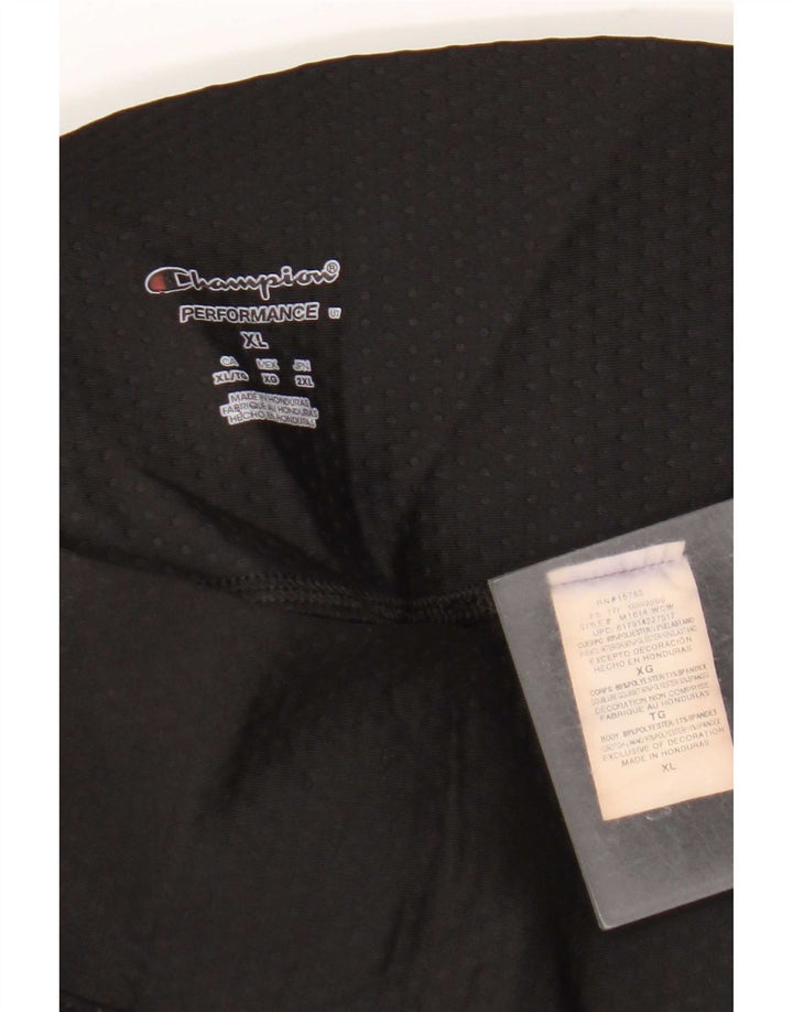 Leggings pentru femei Champion UK 18 XL, poliester color bloc negru