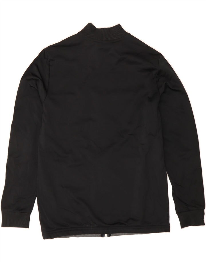 ADIDAS Boys Tracksuit Top Jacket 13-14 Years Black Colourblock Polyester Vintage Adidas and Second-Hand Adidas from Messina Hembry 
