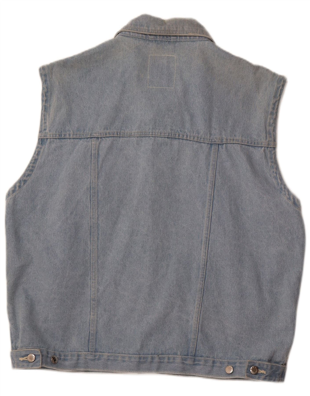MARCEL CLAIR Gilet de denim pentru bărbați UK 42 XL Bumbac albastru