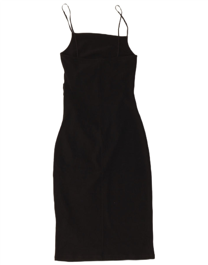 Rochie bodycon fără mâneci pentru femei Zara UK 12 Poliester mediu negru