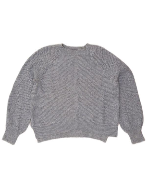 Marks & Spencer Pulover supradimensionat pentru femei cu gâtul turnat UK 10 Small Blue