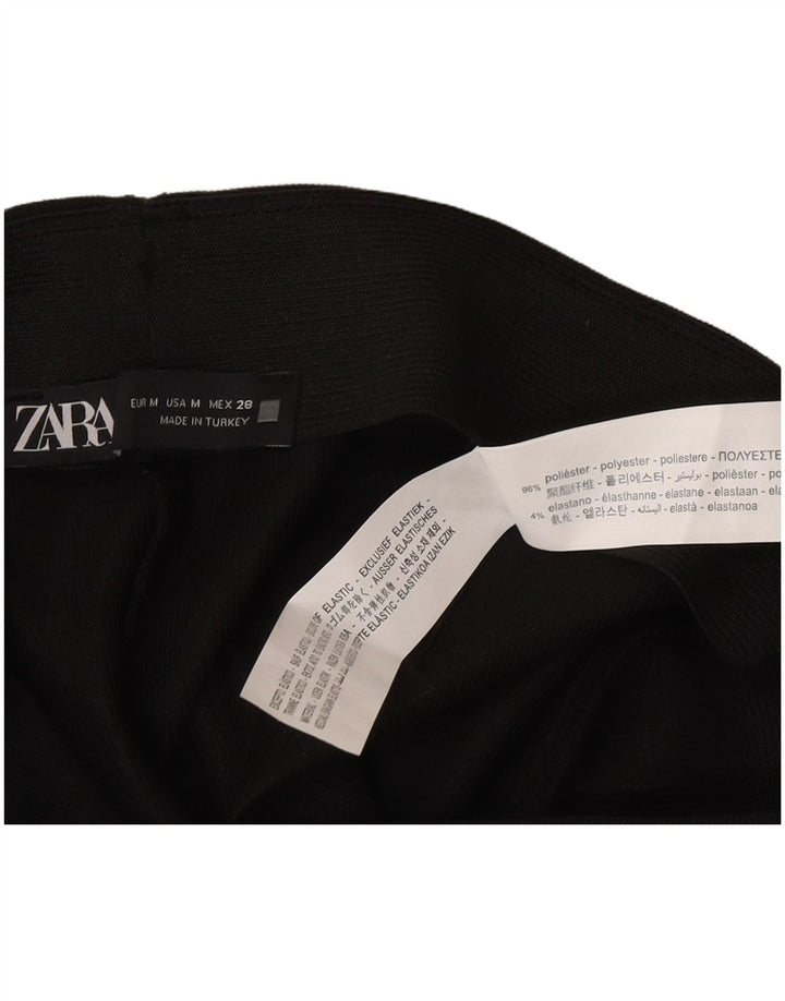 Pantaloni casual Flare pentru femei Zara Mediu L28 L28 Poliester negru