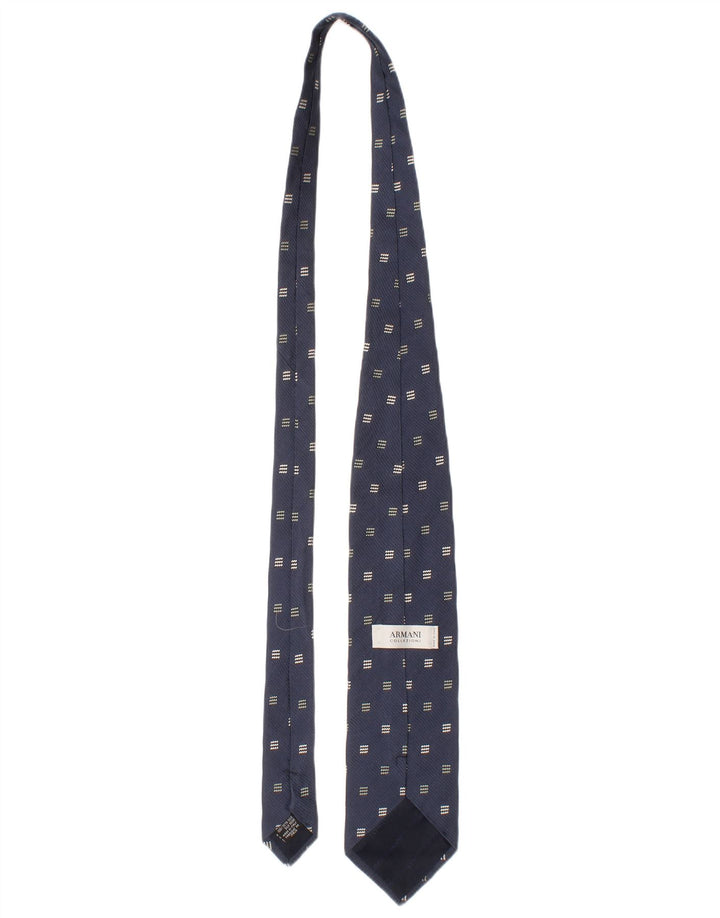 Armani Collezioni Cravată Bărbați Mărime Unică Albastru Geometric Silk Classic