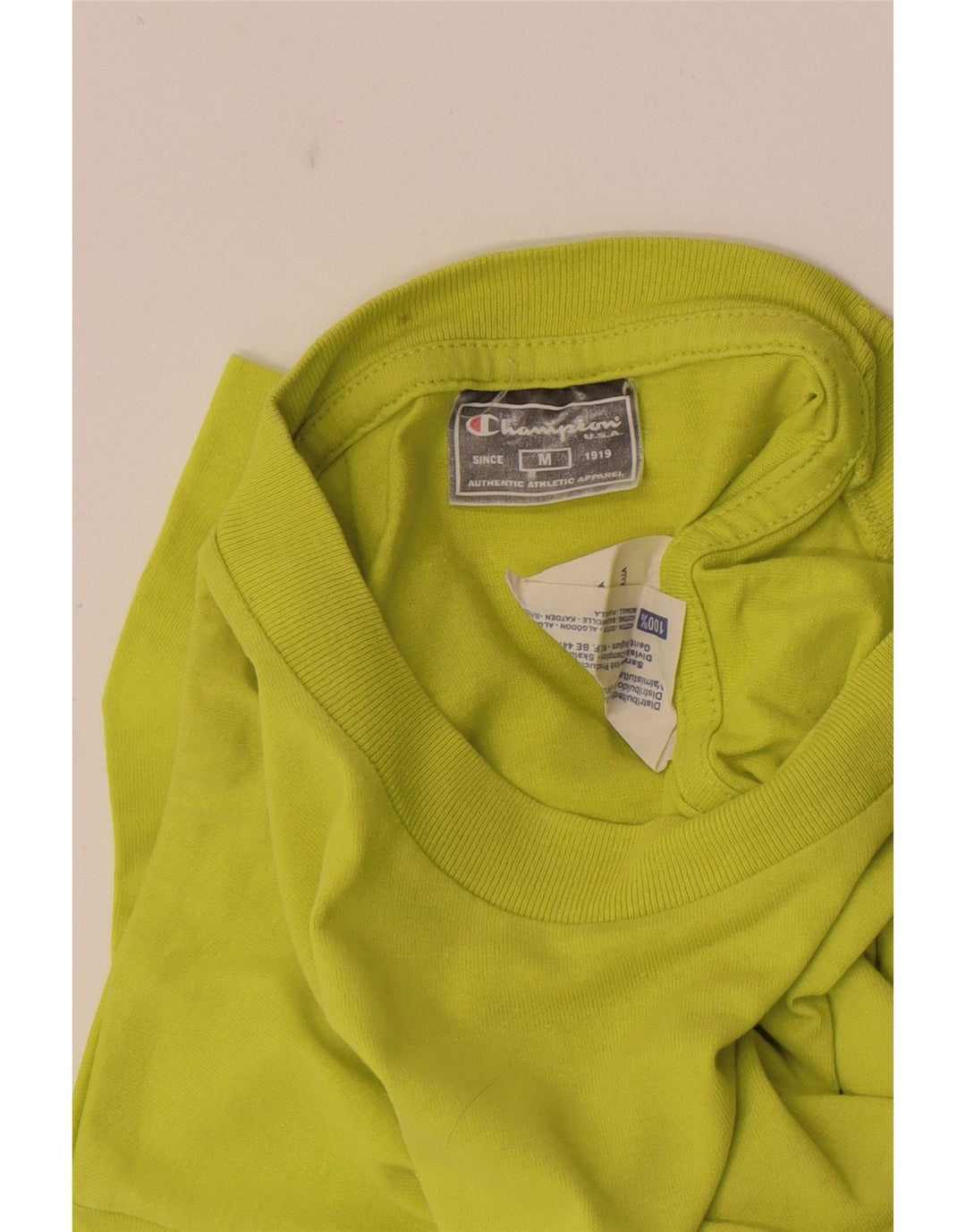 Tricou grafic pentru bărbați Champion Top din bumbac verde mediu