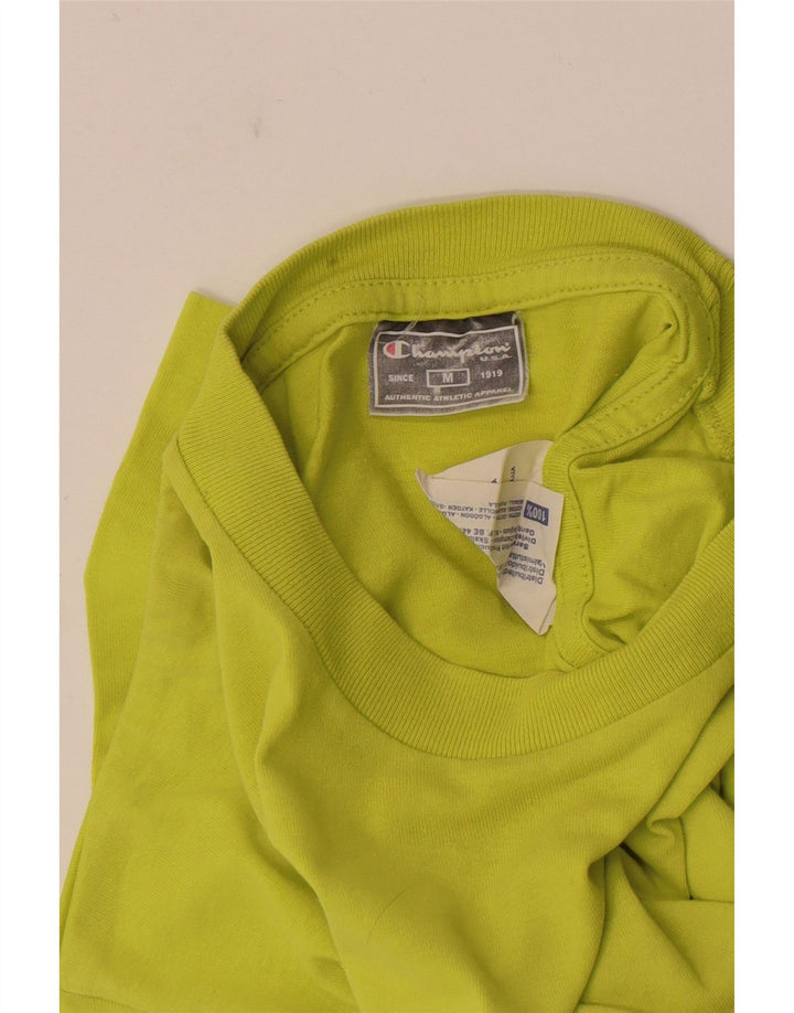 Tricou grafic pentru bărbați Champion Top din bumbac verde mediu