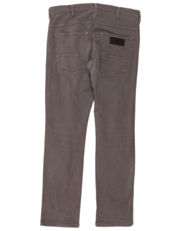 Blugi Wrangler pentru bărbați Spencer slim drepti W32 L32 bumbac gri