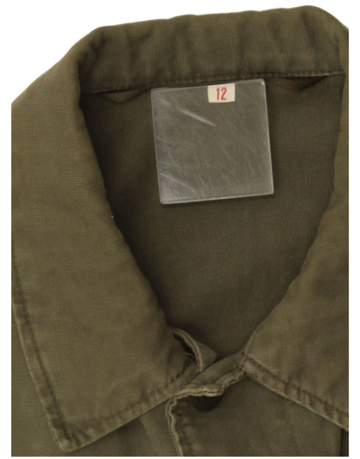 Jachetă militară vintage pentru bărbați UK 38 Medium Khaki