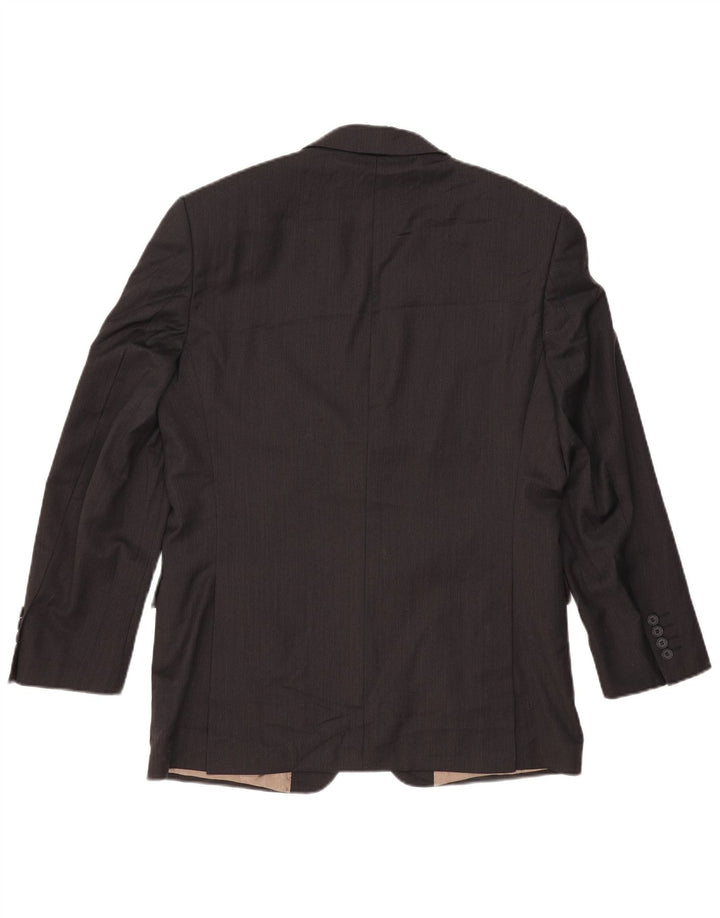 MARKS & SPENCER Jachetă pentru bărbați cu 2 nasturi, UK 38, lână, gri mediu