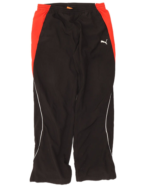 Pantaloni de trening pentru bărbați Puma, mari, negru, poliester color bloc