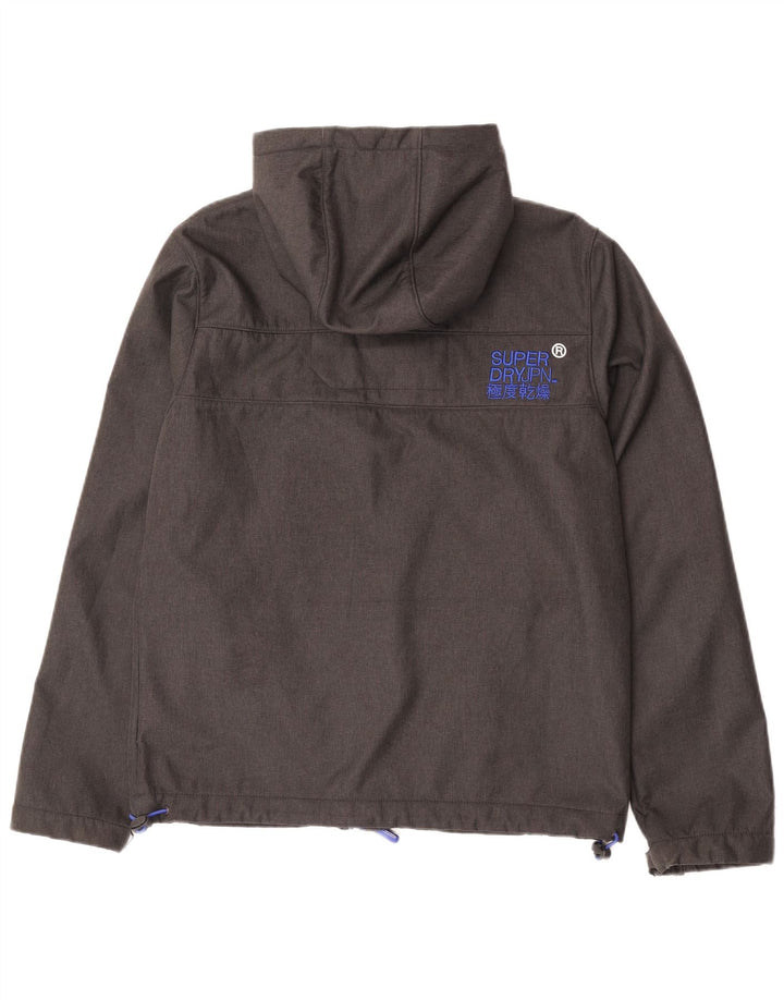 Jachetă Windtrekker Graphic Windbreaker Superdry pentru bărbați UK 40, mare, gri