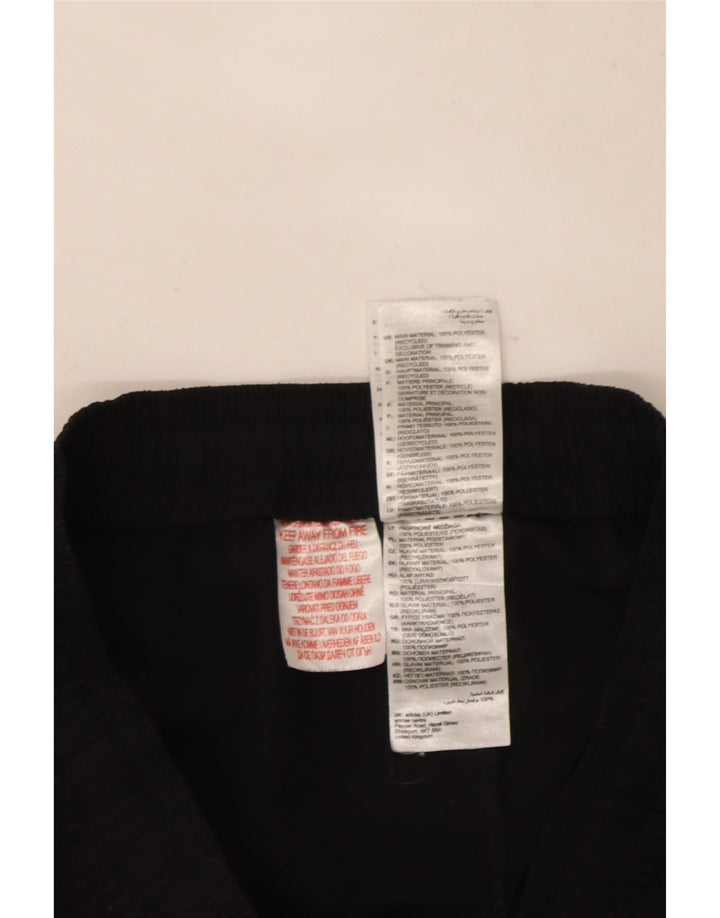 Pantaloni de trening Adidas baieti 11-12 ani poliester negru