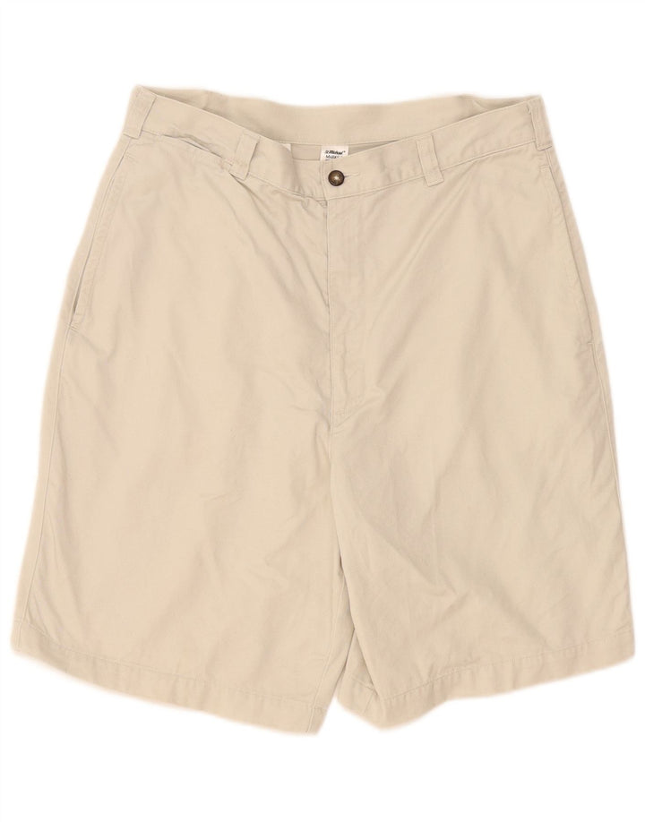 Pantaloni scurți chino pentru bărbați Marks & Spencer W32, bumbac mediu bej