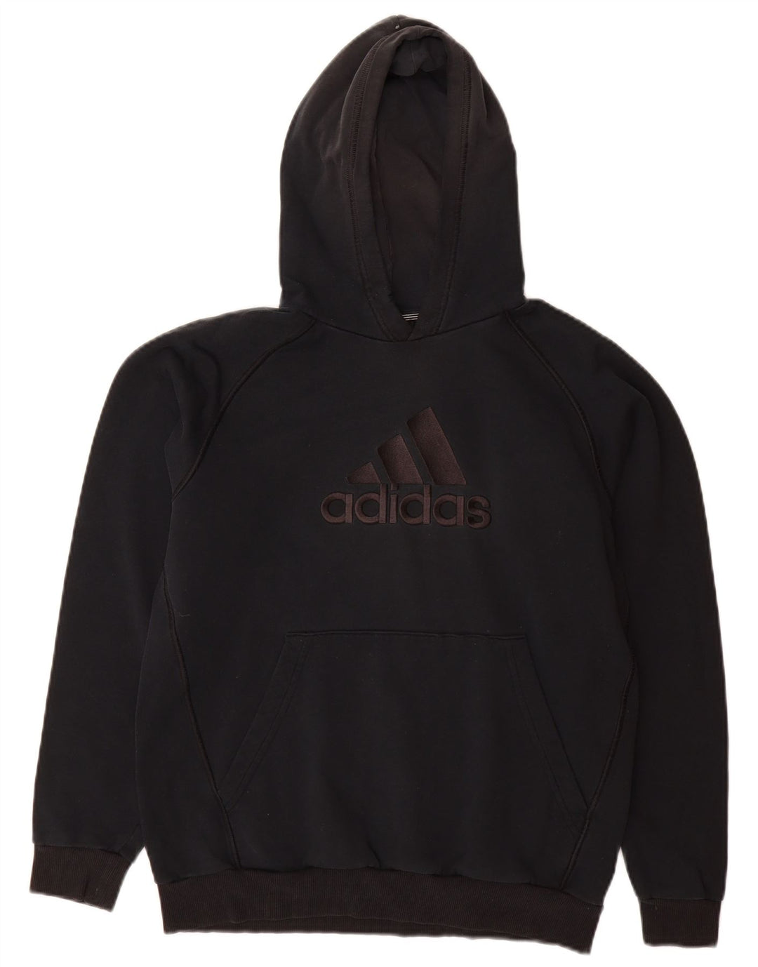 Pulover ADIDAS pentru băieți, cu grafică, 15-16 ani, negru