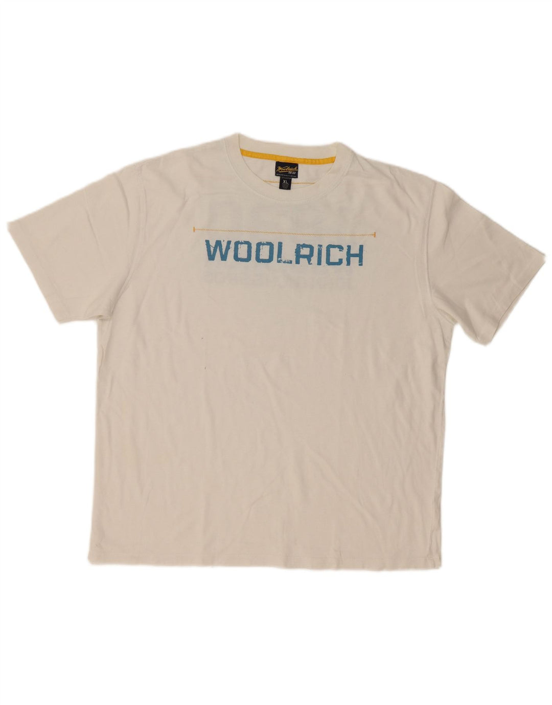 Tricou grafic pentru bărbați Woolrich Top XL Bumbac alb