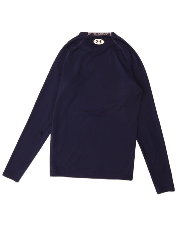 Under Armour pentru bărbați Heat Gear Top cu mânecă lungă, mare, bleumarin