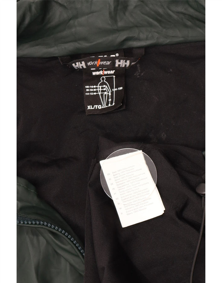 Jachetă de ploaie cu glugă pentru bărbați Helly Hansen UK 42 XL Poliuretan verde