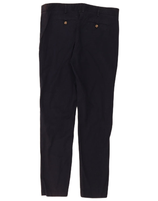 Pantaloni chino skinny Hobbs pentru femei UK 12 Medium W34 L31 Bleumarin